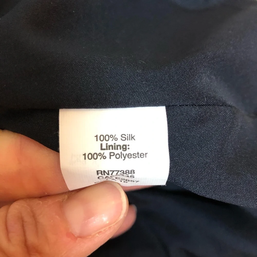 Madewell Skyline 100% Silk Skirt Geometric Print Sz 2 - Picture 6 of 6